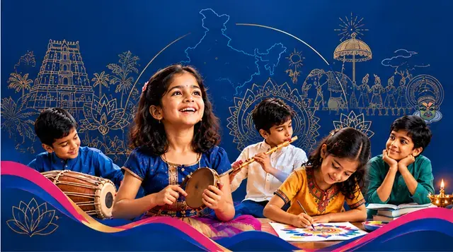 Sing with AIMA Roots & Routes Indian culture program for kids